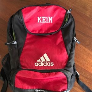 Adidas Red Stadium I Soccer Backpack 